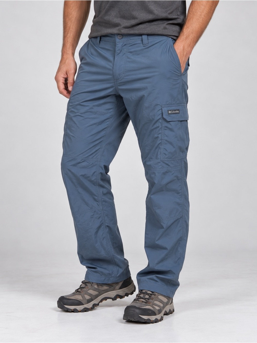 Columbia Silver Ridge Cargo Pants Mens 34x27 Lightweight Fishing Blue